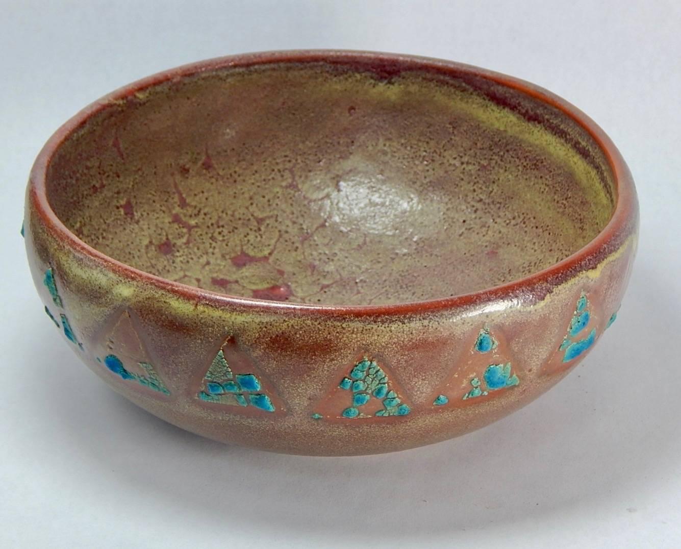 American Relicware Earthenware Bowl # 87 by Andrew Wilder