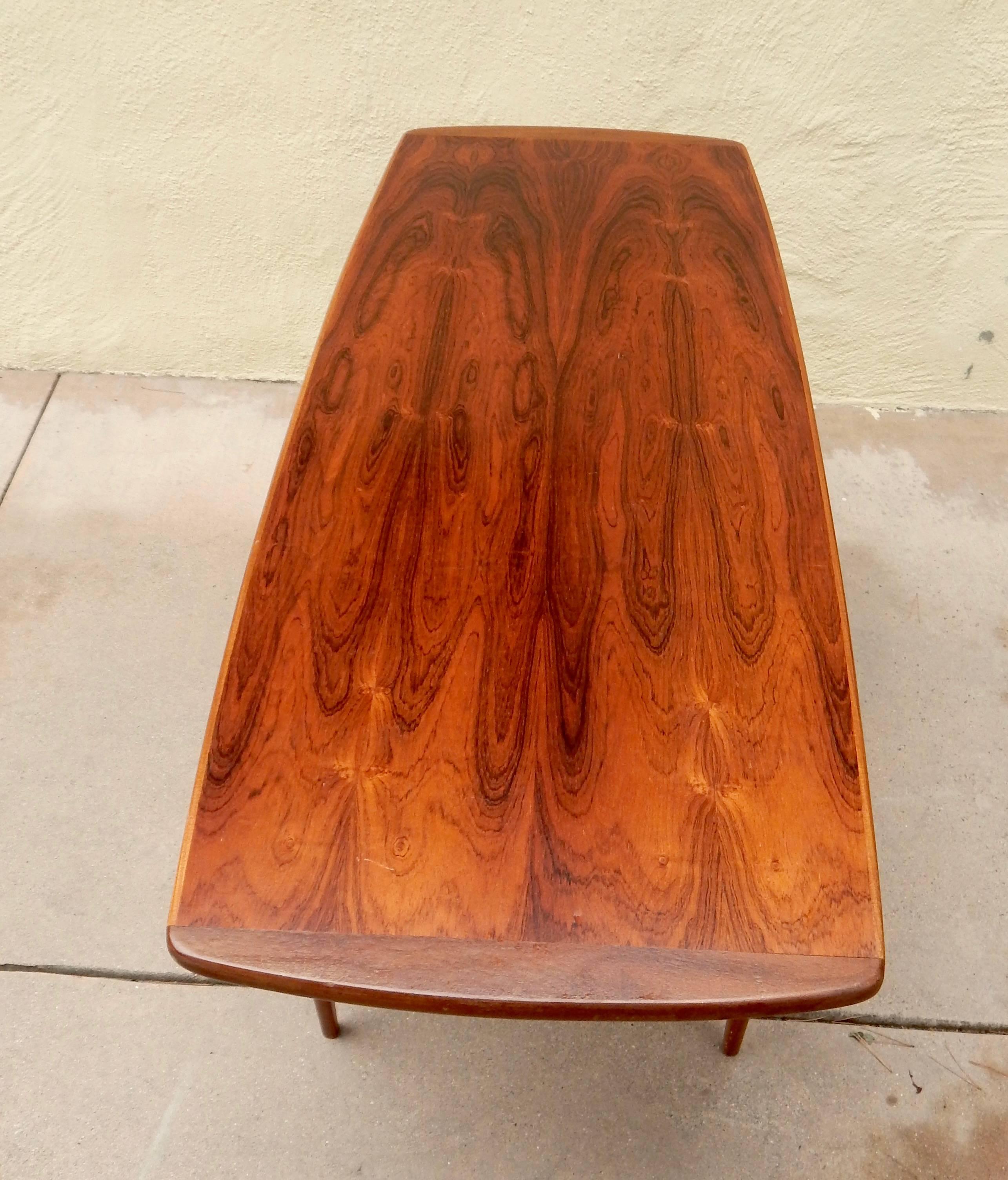 Swedish Mid-Century Modern Rosewood Coffee Table #10 For Sale 2