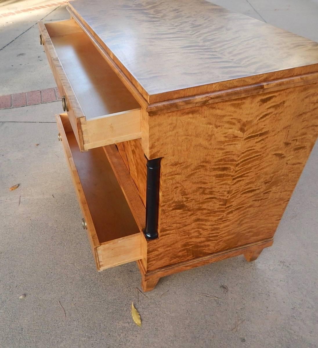 Swedish Biedermeier Revival Bar Cabinet Chest, circa 1920 4