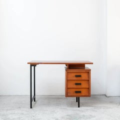 ”CM 172” Desk by Pierre Paulin for Thonet, France, 1950s