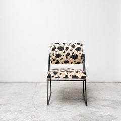 Steel Flame Modern Chair, France, 1960s