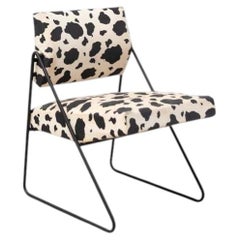 Steel Flame Modern Chair, France, 1960s