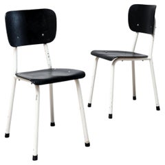 Vintage School Chair, simple design, 1970s