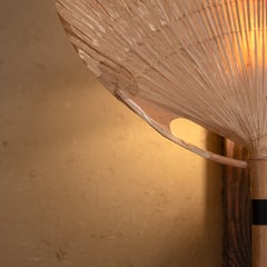 Wandleuchte „Uchiwa“ von Ingo Maurer, Japan, 1970er Jahre