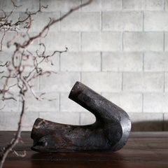 Japanese Sculptural Wood Object, Jizaikagi Kettle Hanger, Early 20th Century