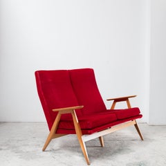 Zweisitzer-Sofa SK640 von Pierre Guariche für Steiner, Frankreich, 1950er Jahre