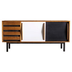 Mahogany Cansado sideboard by Charlotte Perriand, France, 1960s