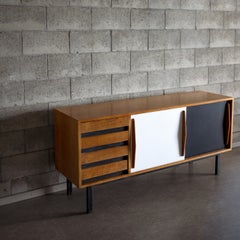 Mahogany Cansado sideboard by Charlotte Perriand, France, 1960s