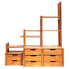 Modular Shelving Unit by Ateliers Seltz, France, 1980s