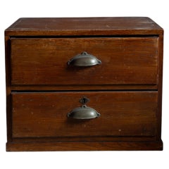 Japanese Wooden Chest of Drawers, Wabi-Sabi, Japan, 19th Century