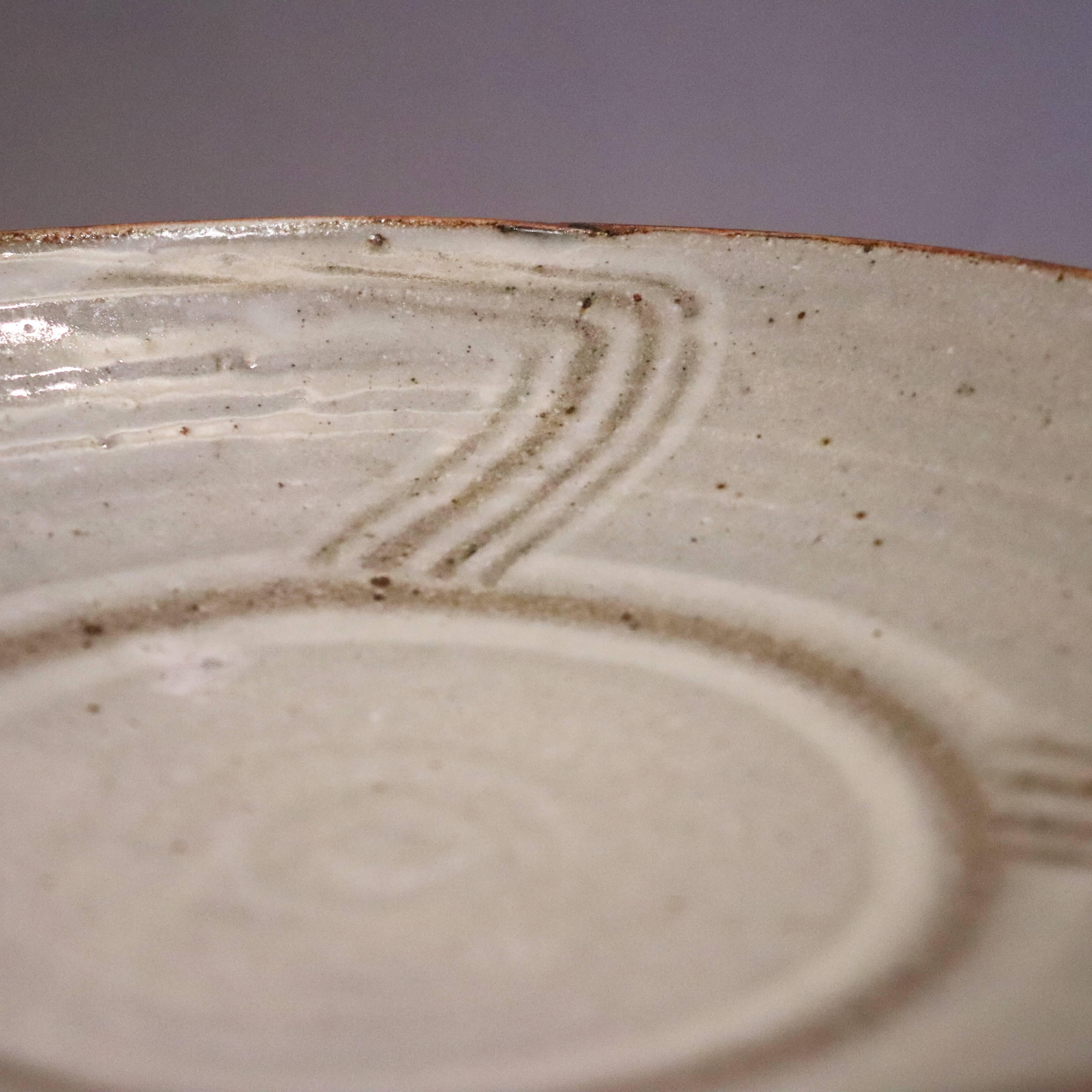 Mid-Century Modern 20th Century a Bowl of Pots, Handmade Ceramic by Bernard Howell Leach