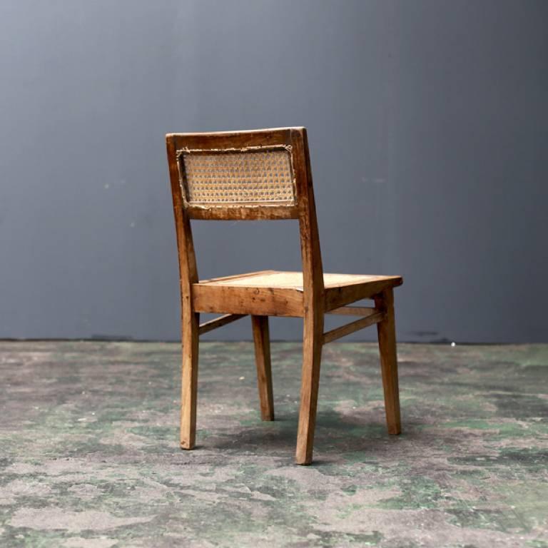 Mid-Century Modern Simple Chair by Pierre Jeanneret