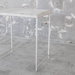 Mathieu Matégot White Side Table