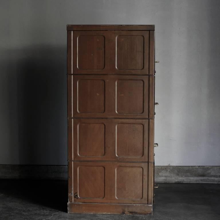 Industrial Strasbourg Four Drawers Cabinet, circa 1920 For Sale