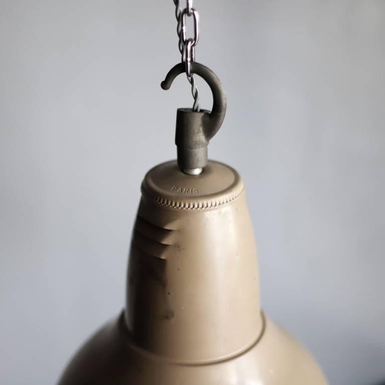 Horofen pendant light from France. It is characterized by French-specific industrial color.