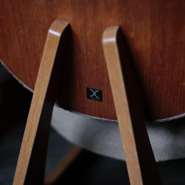 Japonisme Lounge Chair Designed by Junzo Sakakura Manufactured by Tendo Mokko in Japan