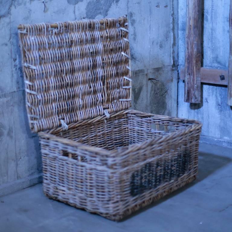 Rustic Antique Rattan Box