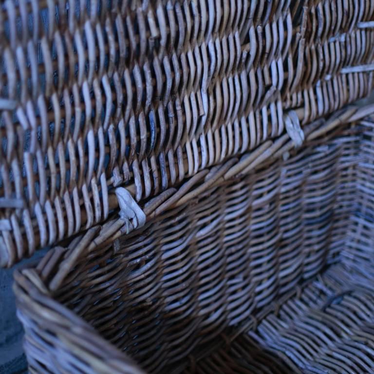 Belgian Antique Rattan Box