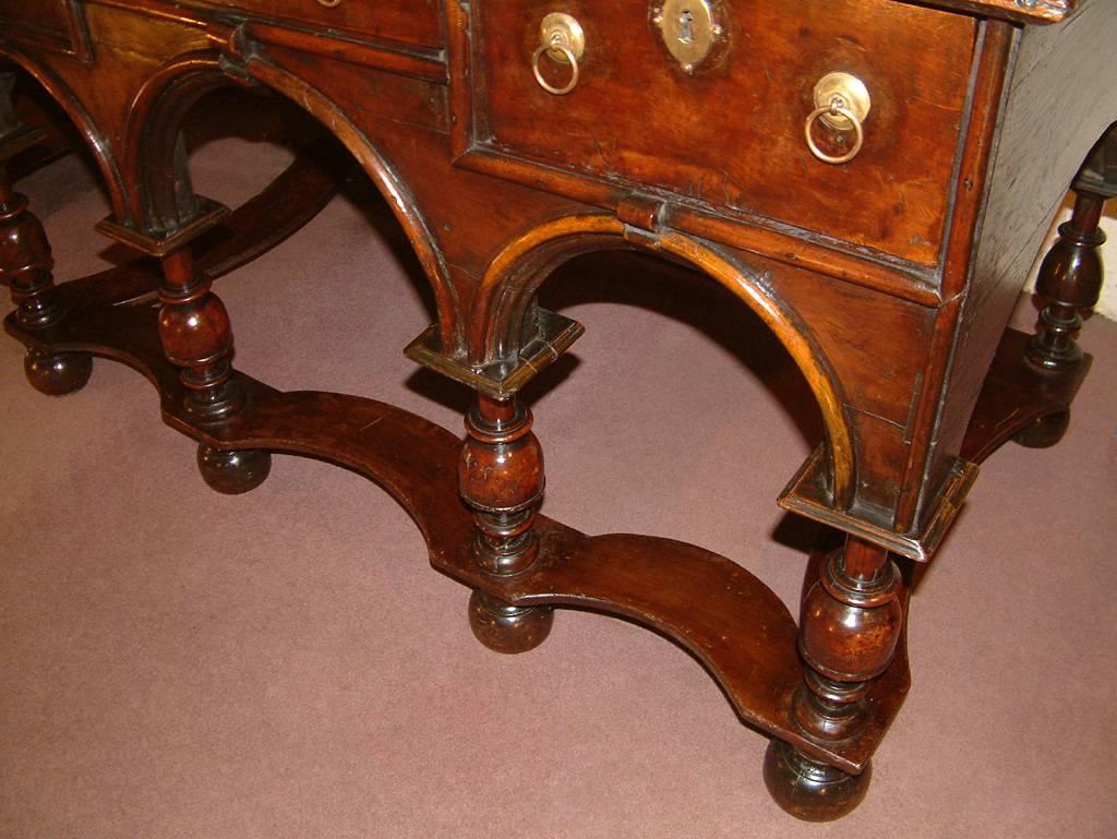 18th Century and Earlier 17th Century Walnut Chest on Stand Dating from circa 1690