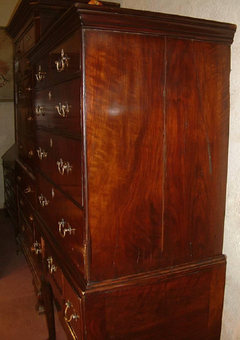 18th Century George II Period Walnut Chest on Stand Dating from circa 1750 For Sale