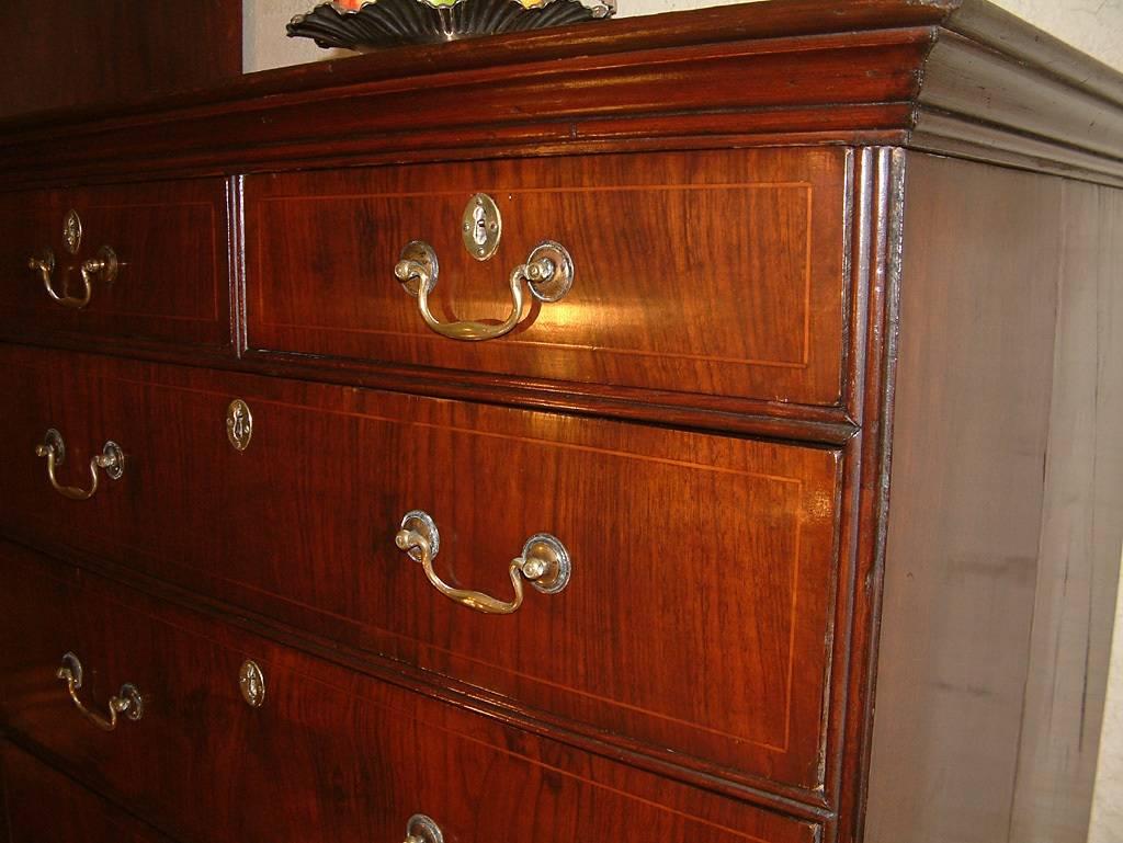 George II Period Walnut Chest on Stand Dating from circa 1750 For Sale 2