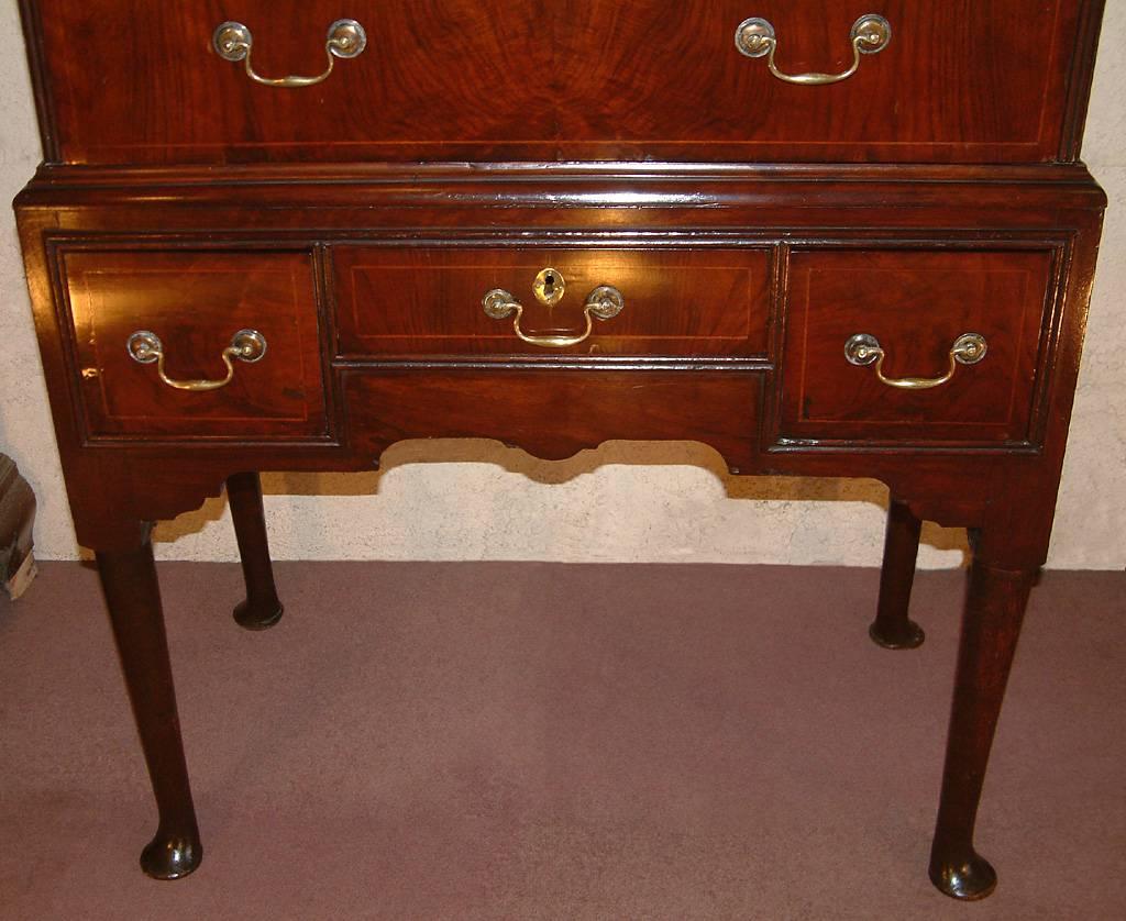 George II Period Walnut Chest on Stand Dating from circa 1750 For Sale 4