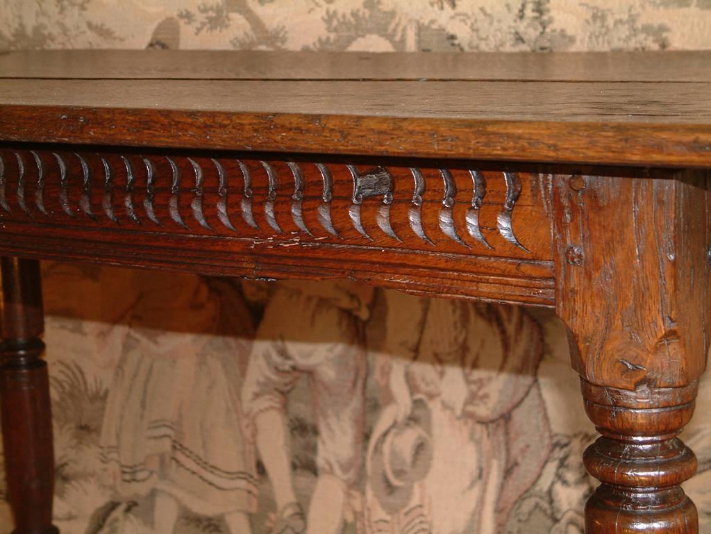 Charles II 17th Century Oak Refectory Supper Dining Table Dating from, circa 1680