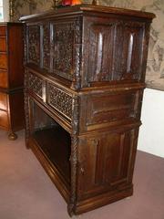 Early 16th Century Late Medieval Gothic Period Oak Court Cupboard, circa 1520