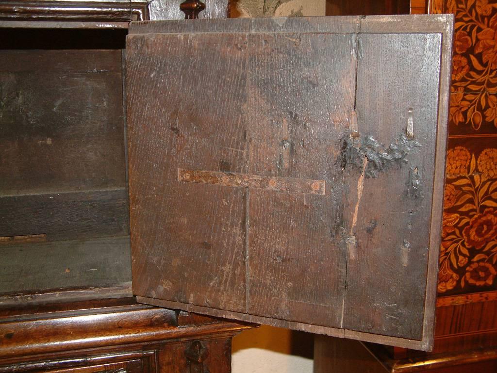 18th Century and Earlier Early 16th Century Late Medieval Gothic Period Oak Court Cupboard, circa 1520 For Sale