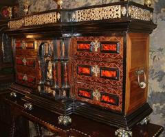 17th Century "Baroque" Cabinet on Stand Dating from circa 1690