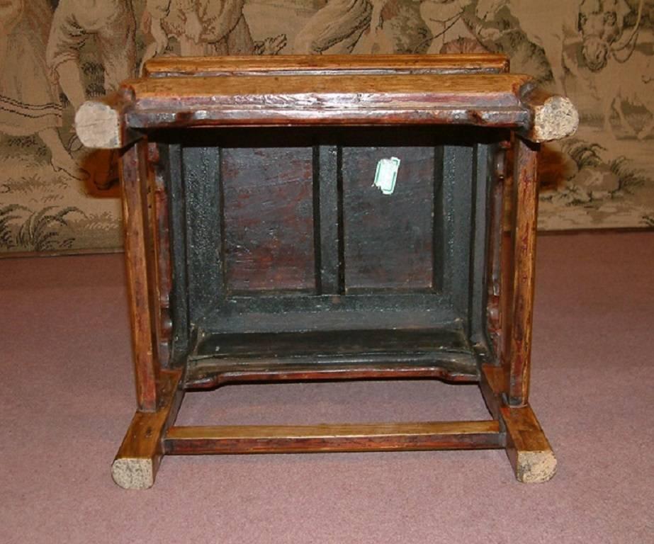 19th Century Small Ming Style 19th Possible 18th Century Hardwood Chair For Sale