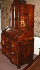 18th Century Southern German Walnut Bureau Cabinet, circa 1750