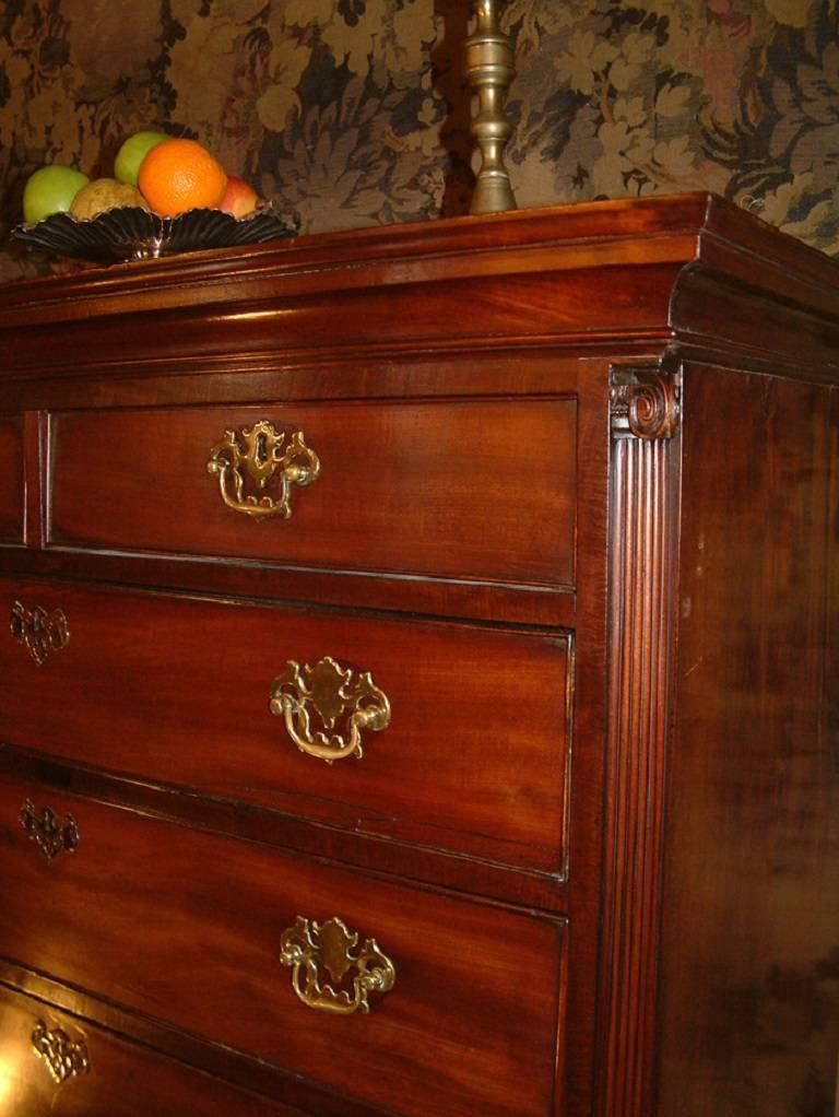 Small George II Mahogany Chest on Chest, Tallboy, circa 1760 For Sale 2