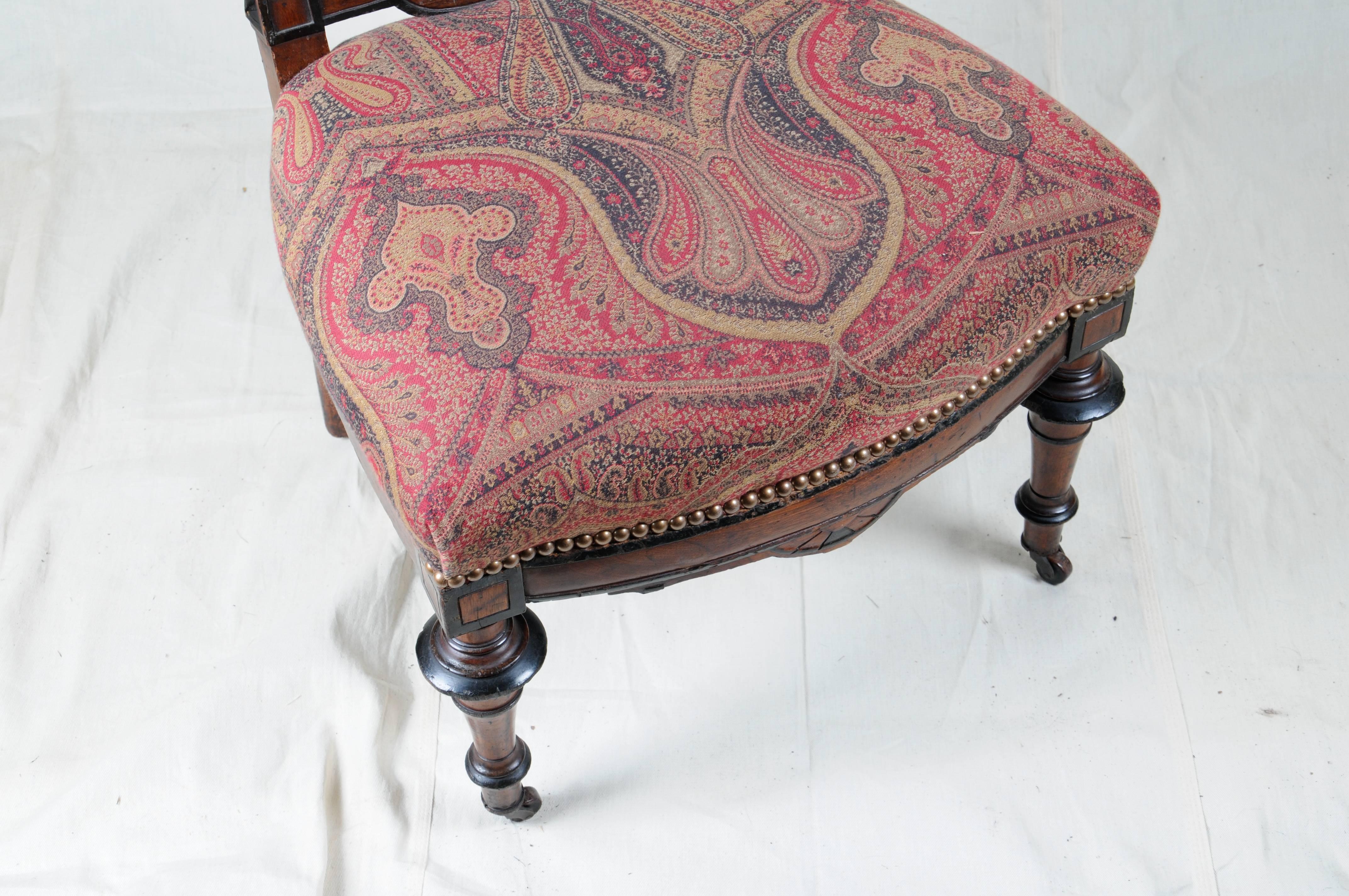 European Aesthetic Period Chair, circa 1880 For Sale