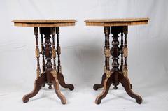 Pair of Moorish Style Occasional Tables