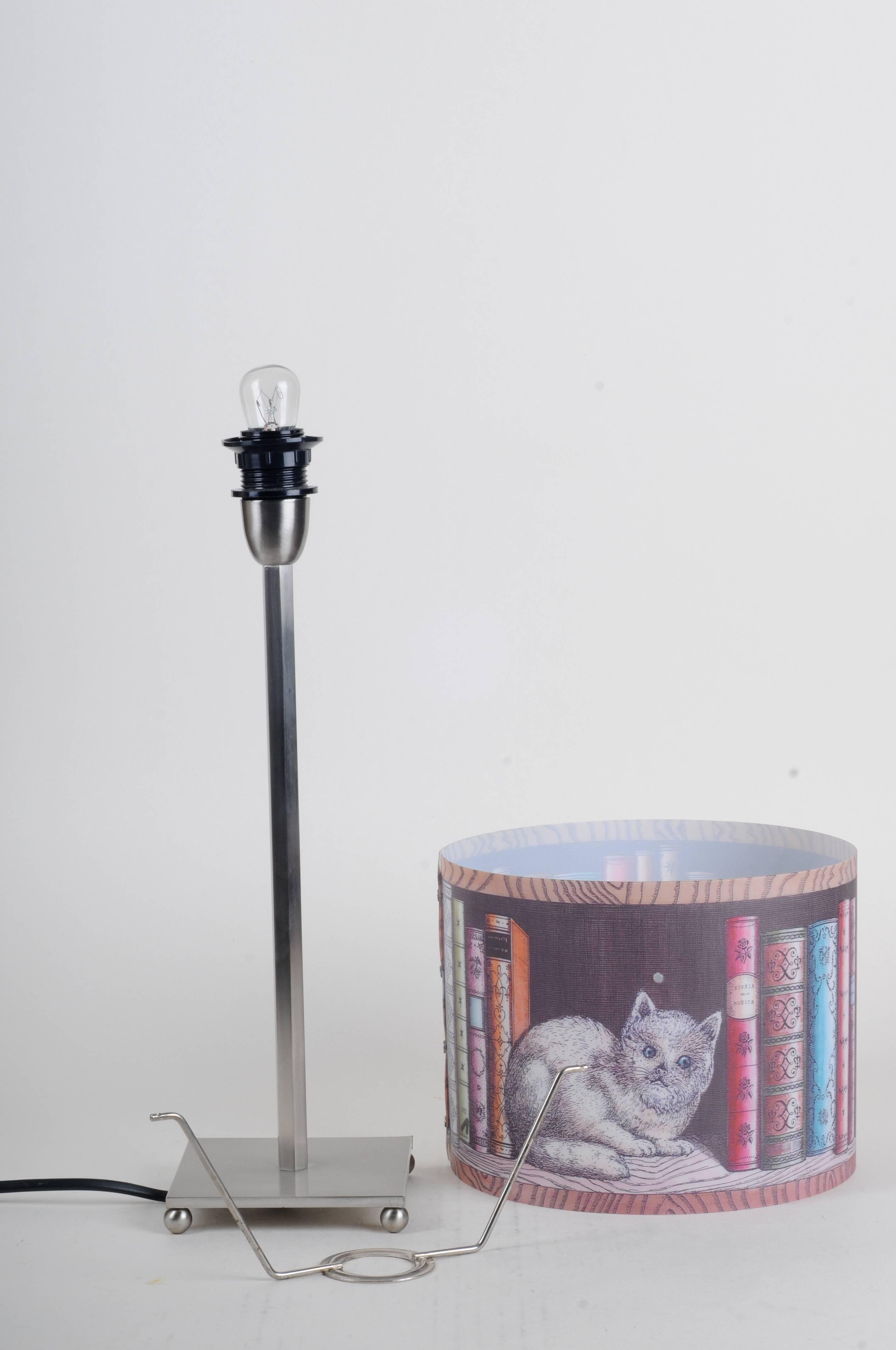 Fornasetti Table Lamp In Excellent Condition For Sale In Seattle, WA