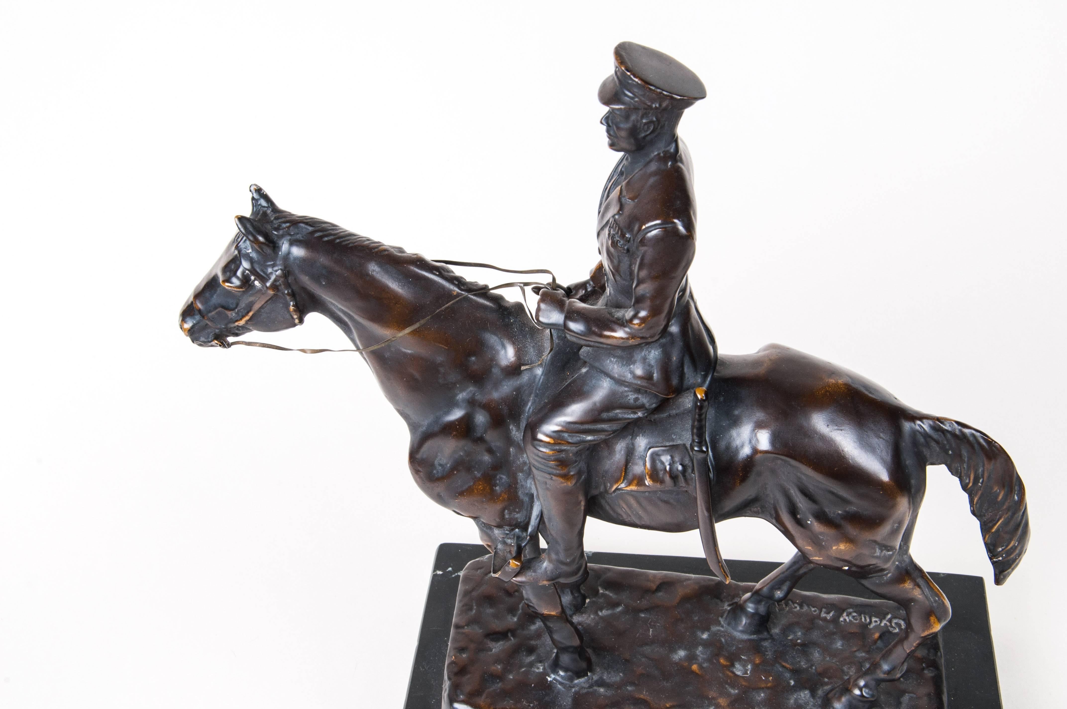 Sydney March, Edward VIII Bronze Sculpture For Sale 1