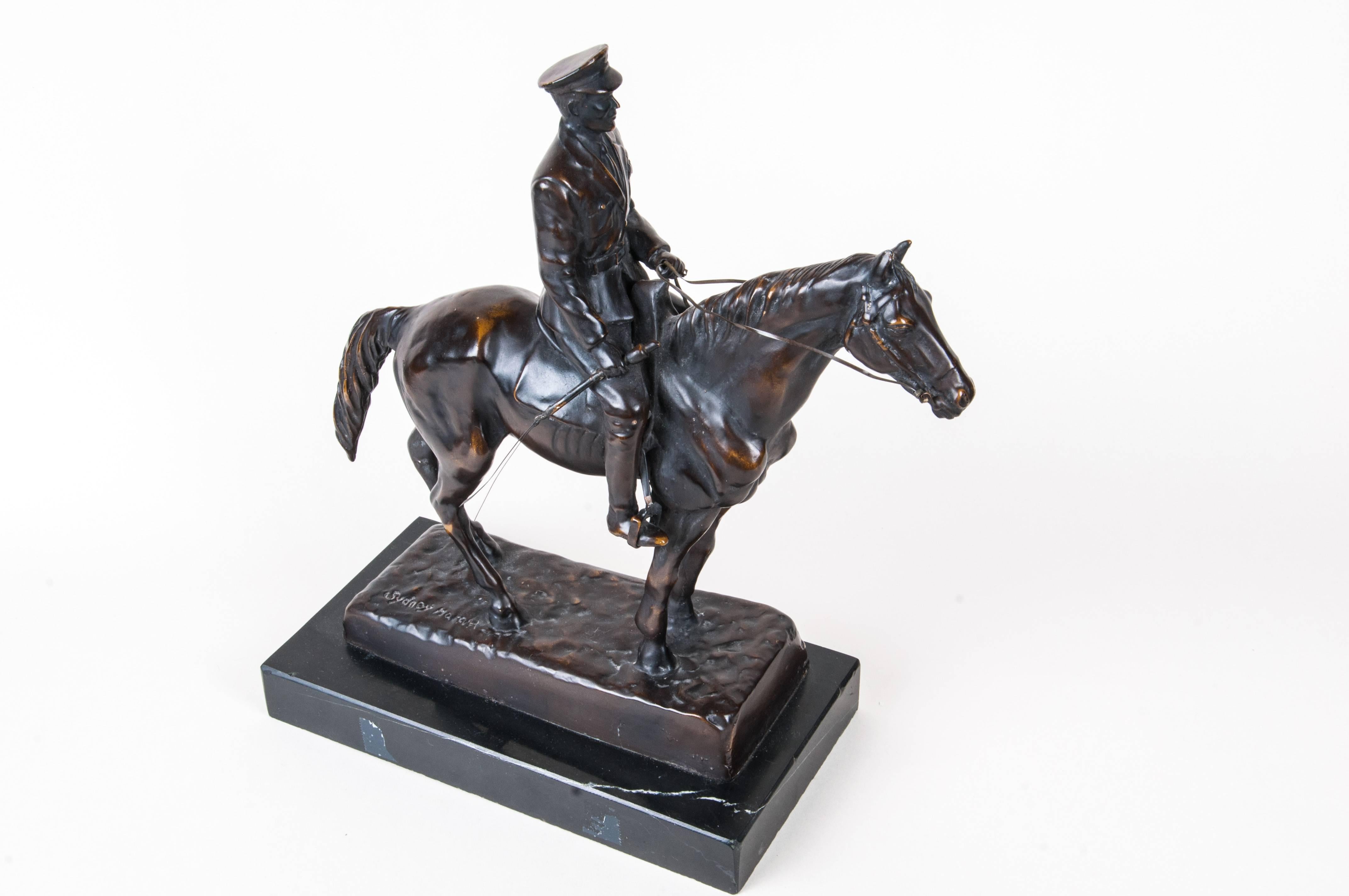 Sydney March, Edward VIII Bronze Sculpture For Sale 2