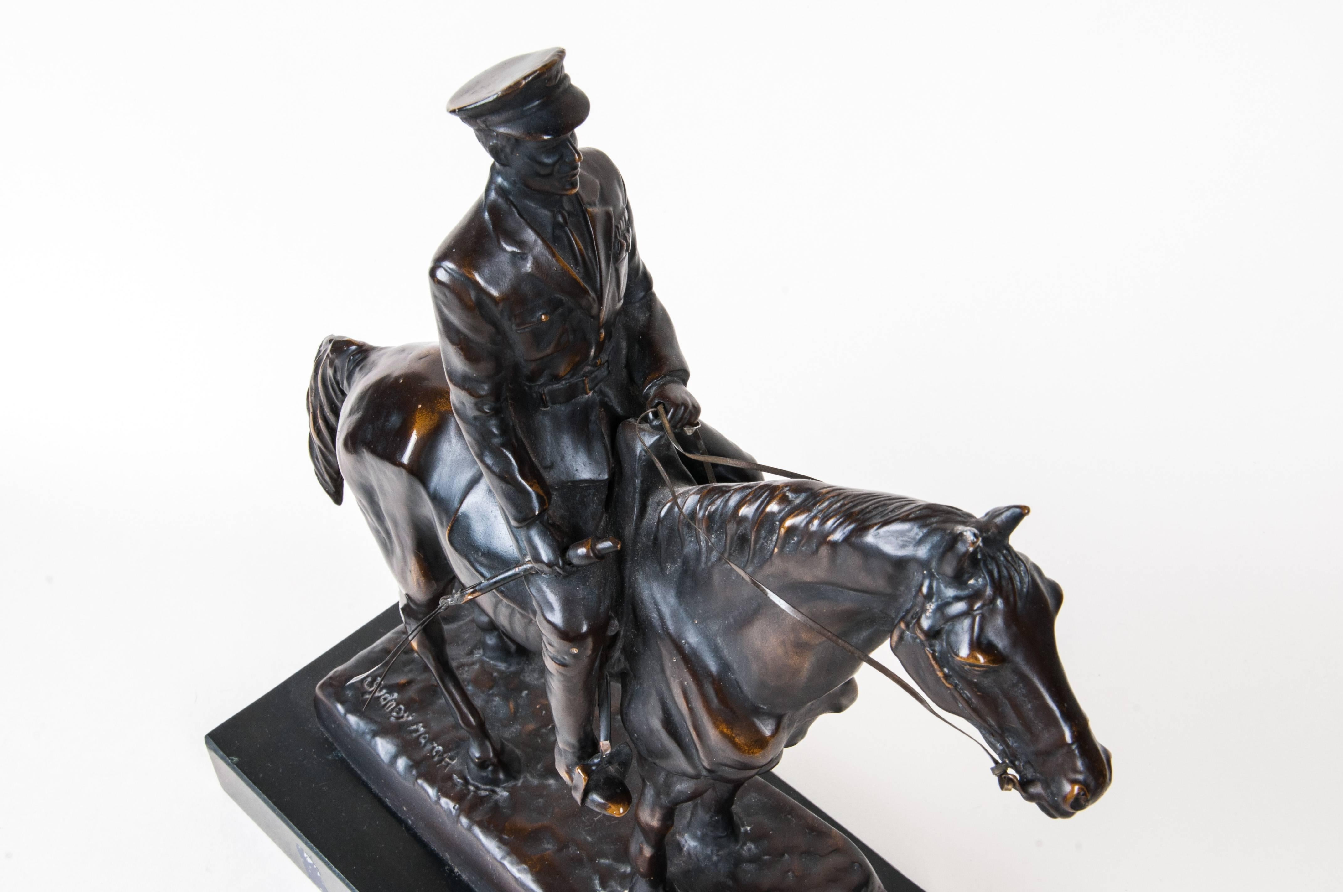 Sydney March, Edward VIII Bronze Sculpture For Sale 3