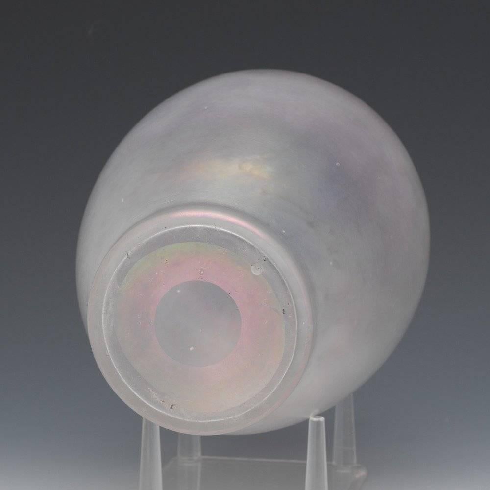 20th Century Steuben Threaded Vase For Sale