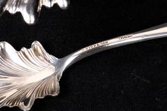 Kirk & Son Repousse Rose Point Tongs