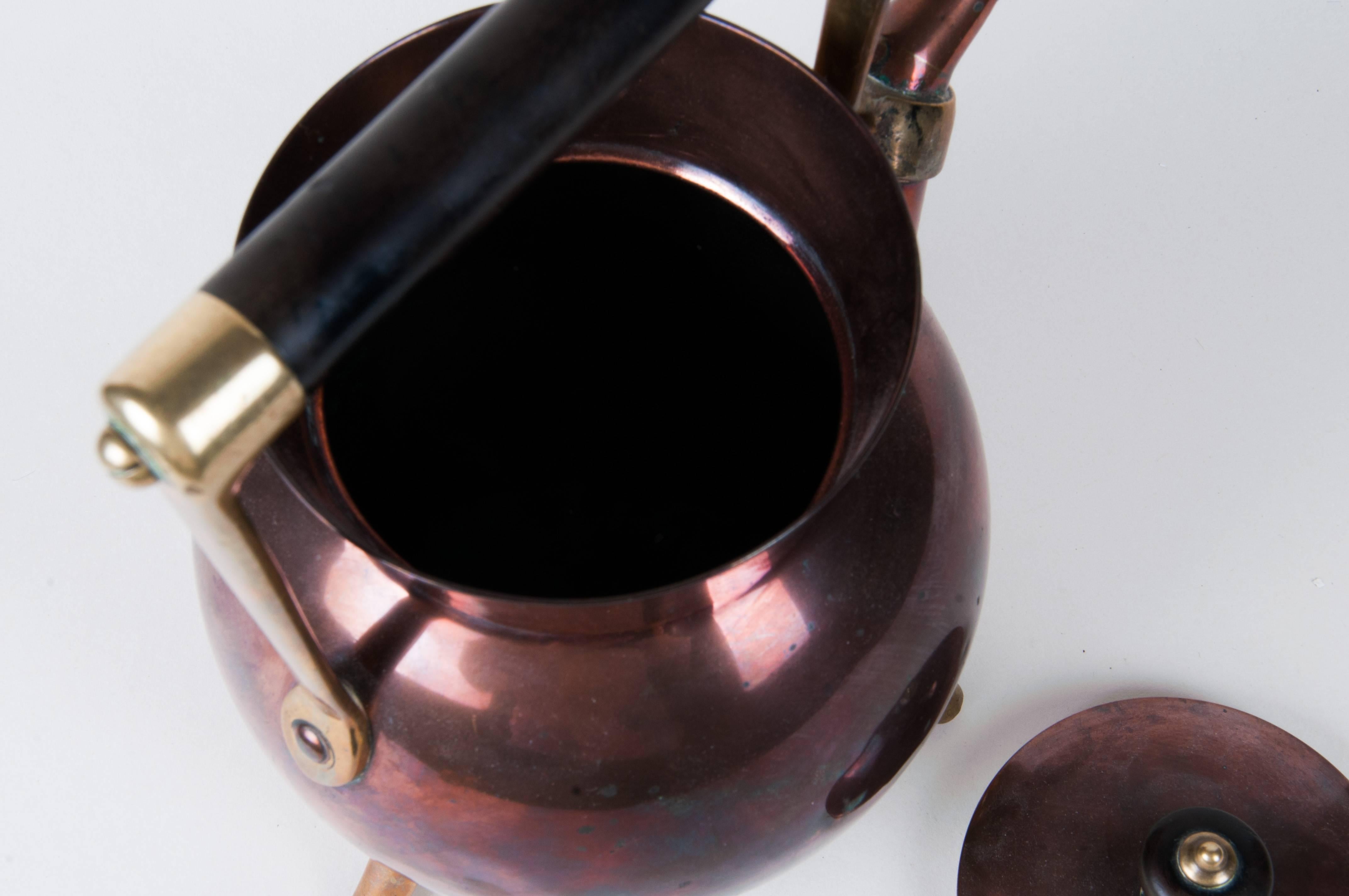 Brass Christopher Dresser Teapot by Benham & Fround For Sale
