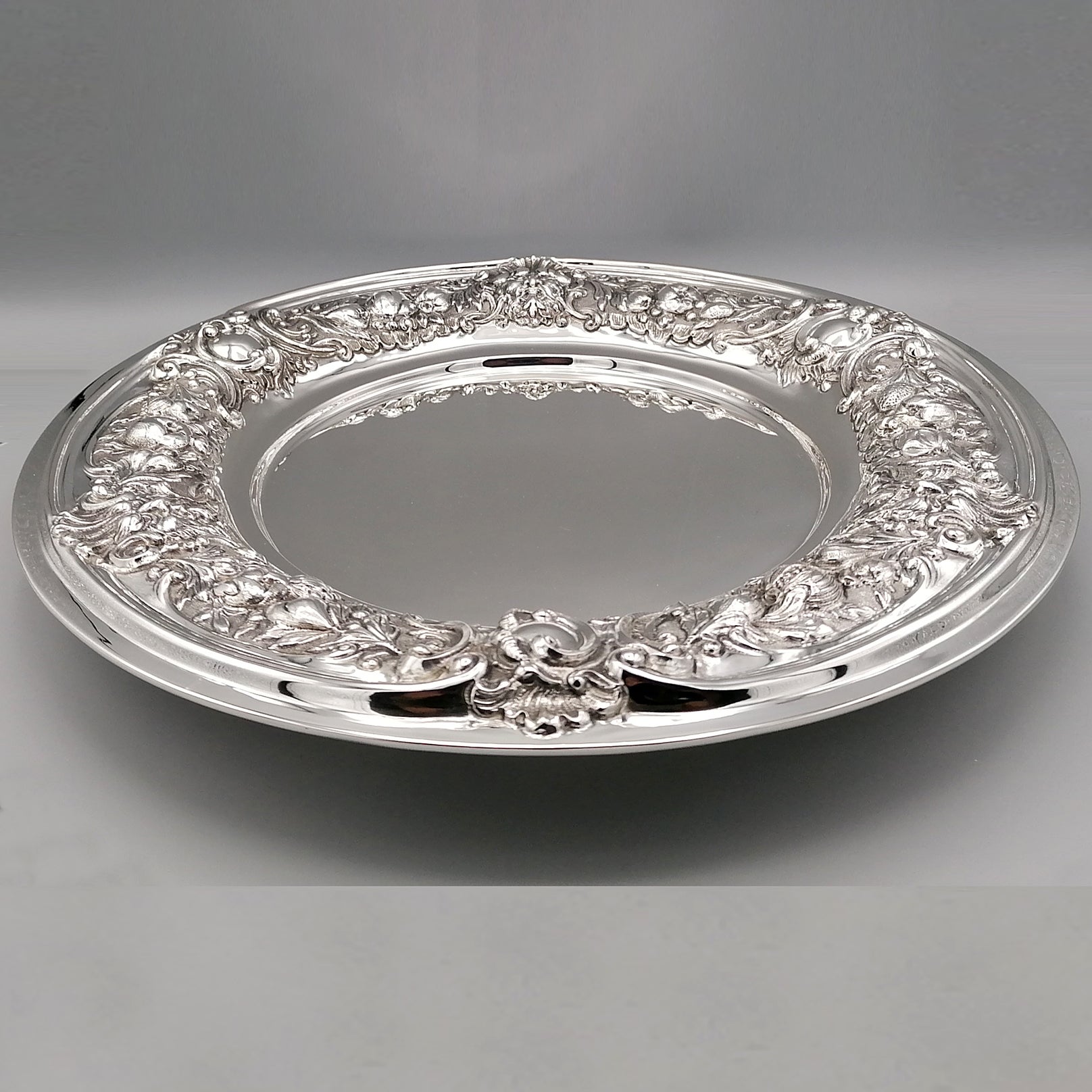 20th Century Italian Solid Silver Italian Centrepiece
