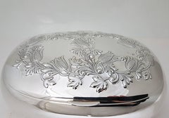 Italienische Sterling-Silber-Tischbox des 20. Jahrhunderts