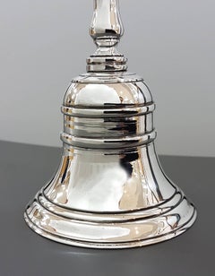 20th Century Italian Sterling Silver Table Bell