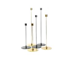 Palos para Velas de Tres Tamaños, Hechos a Mano en Latón con Acabados Patinados