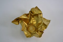 Cuenco de papel de oro de 24 quilates