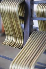 Schwenkbarer Doppelwandleuchter mit Gelenkarmen aus Messing