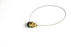 Magnetic Coat Hooks Set of Three Made of Brass and Steel, Handcrafted in Chicago
