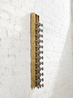 36 Espejos pequeños de latón y acero inoxidable